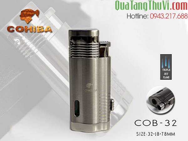 Bật lửa hút xi ga Cohiba COB-32